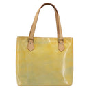 LOUIS VUITTON Monogram Vernis Houston Hand Bag Gris M91053 LV Auth 195071-13