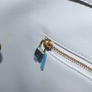 LOUIS VUITTON Monogram Vernis Houston Hand Bag Gris M91053 LV Auth 195071-23