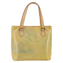 LOUIS VUITTON Monogram Vernis Houston Hand Bag Gris M91053 LV Auth 195071-2