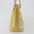 LOUIS VUITTON Monogram Vernis Houston Hand Bag Gris M91053 LV Auth 195071-4