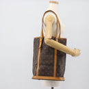 LOUIS VUITTON Monogram Bucket GM Shoulder Bag M42236 LV Auth 195072-22