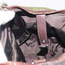 Miu Miu Tote Bag Canvas Green Silver Auth 195073A-19