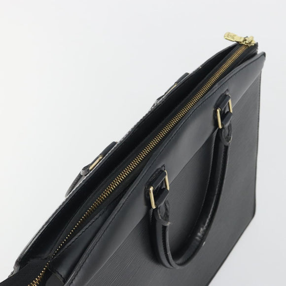 LOUIS VUITTON Epi Riviera Hand Bag Black M48182 LV Auth 195074