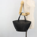 LOUIS VUITTON Epi Saint Jacques Shopping Bag Black M52272 LV Auth 195076-23