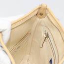 BURBERRY Nova Check Blue Label Shoulder Bag Nylon Green Silver Auth 195078A-19