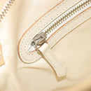 BURBERRY Nova Check Blue Label Shoulder Bag Nylon Green Silver Auth 195078A-21
