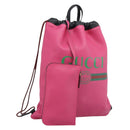 GUCCI Drawstring Backpack Leather Pink 516639 Auth 195079A-1