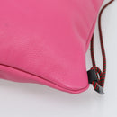 GUCCI Drawstring Backpack Leather Pink 516639 Auth 195079A-16