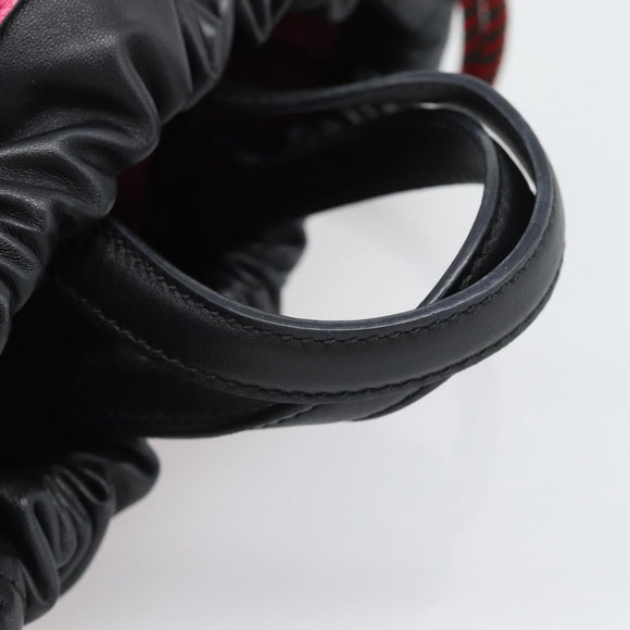 GUCCI Drawstring Backpack Leather Pink 516639 Auth 195079A