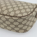 GUCCI GG Supreme Web Sherry Line Bag PVC Beige Gold 89 02 032 Auth 195081-16
