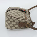 GUCCI GG Supreme Web Sherry Line Bag PVC Beige Gold 89 02 032 Auth 195081-4
