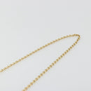 Salvatore Ferragamo Vala Chain Bag Patent leather Orange Gold Auth 195082-9