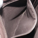 GUCCI GG Canvas Shoulder Bag Beige Silver 92551 Auth 195083-22