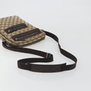 GUCCI GG Canvas Shoulder Bag Beige Silver 92551 Auth 195083-7