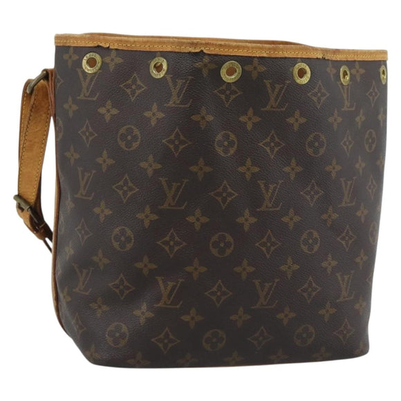 LOUIS VUITTON Monogram Petit Noe Shoulder Bag M42226 LV Auth 195085