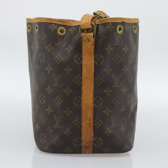 LOUIS VUITTON Monogram Petit Noe Shoulder Bag M42226 LV Auth 195085