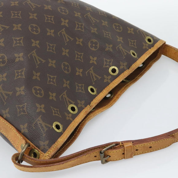 LOUIS VUITTON Monogram Petit Noe Shoulder Bag M42226 LV Auth 195085