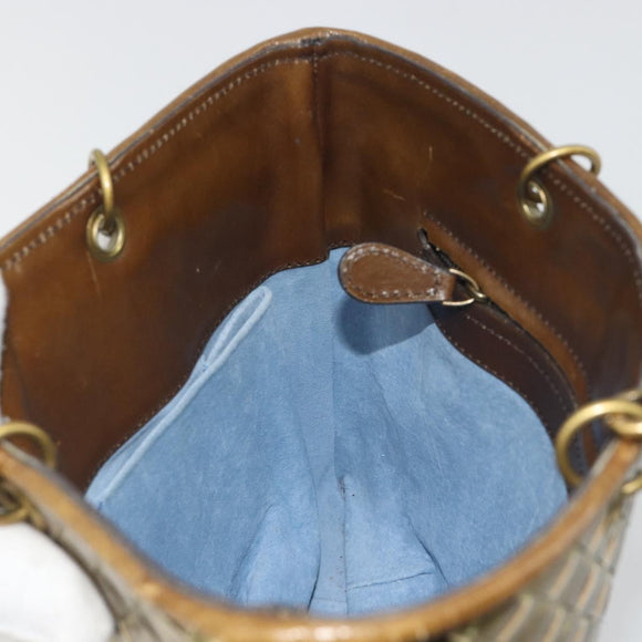 BOTTEGA VENETA INTRECCIATO Tote Bag Leather Gold 189228 Auth 195086A