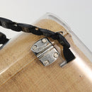Salvatore Ferragamo Vala Chain Hand Bag Plastic Clear Silver Auth 195087V-18