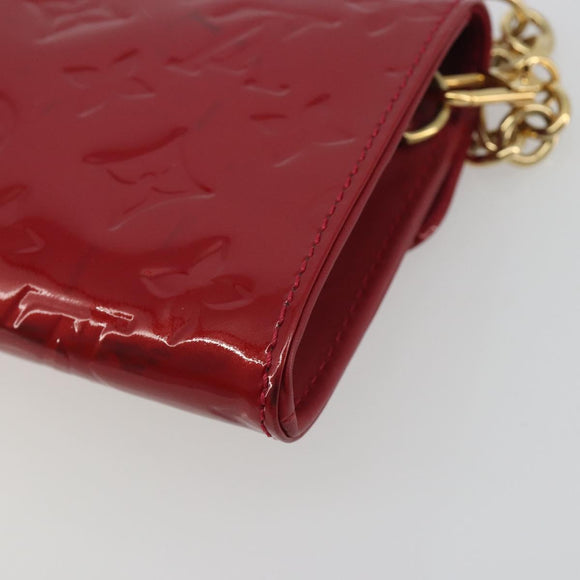 LOUIS VUITTON Monogram Vernis Sunset Bluebird Pomme D'amour M93543 Auth 195089