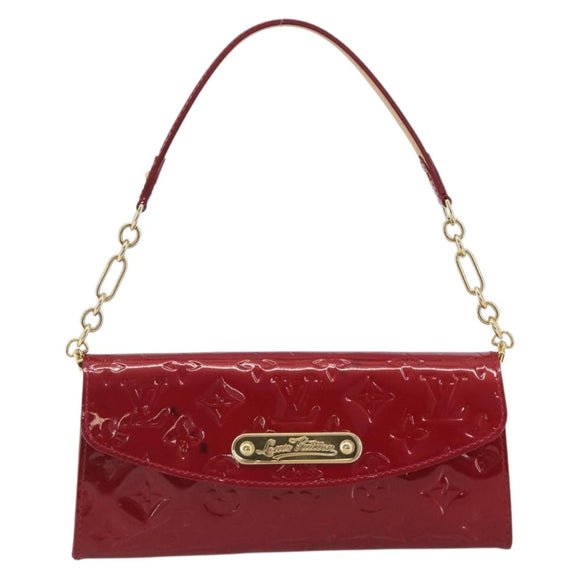 LOUIS VUITTON Monogram Vernis Sunset Bluebird Pomme D'amour M93543 Auth 195089