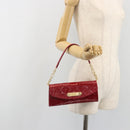 LOUIS VUITTON Monogram Vernis Sunset Bluebird Pomme D'amour M93543 Auth 195089-26
