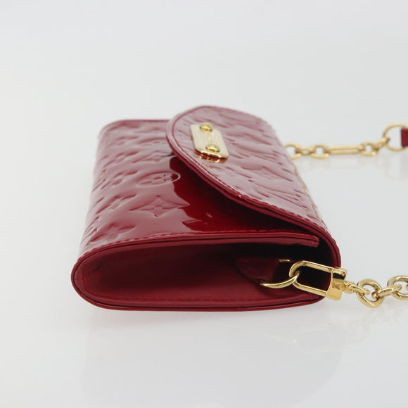 LOUIS VUITTON Monogram Vernis Sunset Bluebird Pomme D'amour M93543 Auth 195089