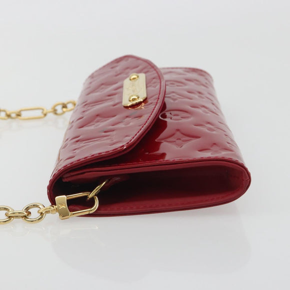 LOUIS VUITTON Monogram Vernis Sunset Bluebird Pomme D'amour M93543 Auth 195089