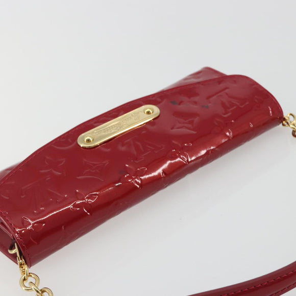LOUIS VUITTON Monogram Vernis Sunset Bluebird Pomme D'amour M93543 Auth 195089