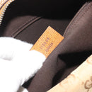 GUCCI GG Canvas Hand Bag Beige Silver 113009 Auth 195092-12