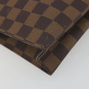 LOUIS VUITTON Damier Ebene Poche Toilette 26 Pouch N47543 LV Auth 195093-16