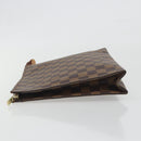 LOUIS VUITTON Damier Ebene Poche Toilette 26 Pouch N47543 LV Auth 195093-4