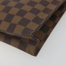 LOUIS VUITTON Damier Ebene Poche Toilette 26 Pouch N47543 LV Auth 195093-7