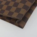 LOUIS VUITTON Damier Ebene Poche Toilette 26 Pouch N47543 LV Auth 195093-14