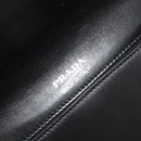 PRADA Chain Shoulder Bag Saffiano leather Pink Silver Auth 195095A-22