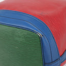 LOUIS VUITTON Epi Noe Shoulder Bag Tricolor Red Blue M44084 LV Auth 195096A-10