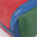 LOUIS VUITTON Epi Noe Shoulder Bag Tricolor Red Blue M44084 LV Auth 195096A-11