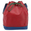 LOUIS VUITTON Epi Noe Shoulder Bag Tricolor Red Blue M44084 LV Auth 195096A-2