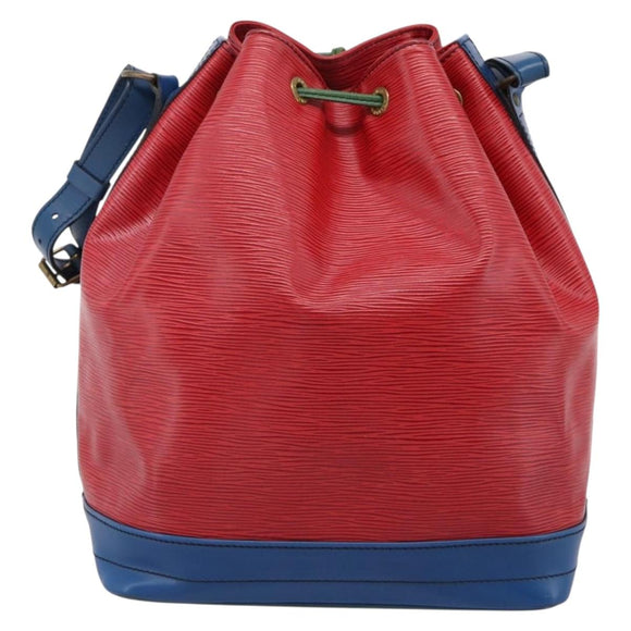 LOUIS VUITTON Epi Noe Shoulder Bag Tricolor Red Blue M44084 LV Auth 195096A