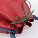 LOUIS VUITTON Epi Noe Shoulder Bag Tricolor Red Blue M44084 LV Auth 195096A-6