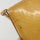 LOUIS VUITTON Monogram Vernis Lexington Pouch Beige M91010 LV Auth 195097-10