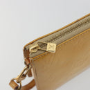 LOUIS VUITTON Monogram Vernis Lexington Pouch Beige M91010 LV Auth 195097-18