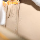 LOUIS VUITTON Monogram Vernis Lexington Pouch Beige M91010 LV Auth 195097-12