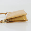 LOUIS VUITTON Monogram Vernis Lexington Pouch Beige M91010 LV Auth 195097-4