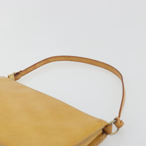 LOUIS VUITTON Monogram Vernis Lexington Pouch Beige M91010 LV Auth 195097