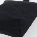 CELINE Circle Pouch Canvas Black Gold Auth 195098A-15