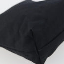 CELINE Circle Pouch Canvas Black Gold Auth 195098A-16