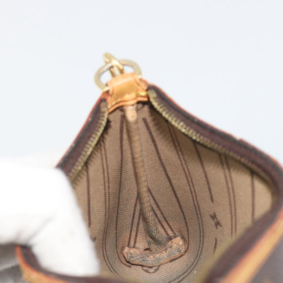 LOUIS VUITTON Monogram Mini Pochette Delight Full Pouch M40309 LV Auth 195099