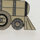 CHANEL Brooch metal Gold Tone CC Auth 195102M-6