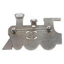 CHANEL Brooch metal Gold Tone CC Auth 195102M-7